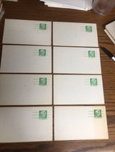 Unused 5 Cent Green Lincoln Postcards Lot of 8 - $17.99