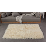 Real Genuine Tibetan / Mongolian lamb fur Rug - Many Colors - Custom Siz... - €507,15 EUR
