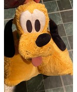 Disney Parks Pluto Pillow Pet Large 20” Plush *Pre Owned* eee1 - £12.63 GBP