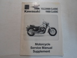 1996 Kawasaki Vulcan800 Classic VN800 classic Service Manual Supplement STAINED - £11.53 GBP