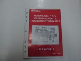 1999 Suzuki Motorcycle & ATV Wiring Diagrams & Troubleshooting Guides Manual - $16.02