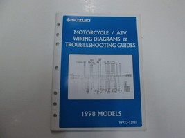 1998 Suzuki Motorcycle & ATV Wiring Diagrams & Troubleshooting Guides Manual - $14.64