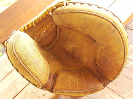 Vintage Catchers Mitt-Unknown Brand-Leather-Baseball - £37.36 GBP
