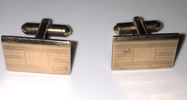 Hickok Gold Tone Vintage Pair Of Cufflinks - £5.07 GBP