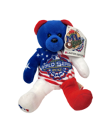 2001 World Series Team Beans Bear Spirit Plush Radio Shack 4420/26,000 w... - $9.99