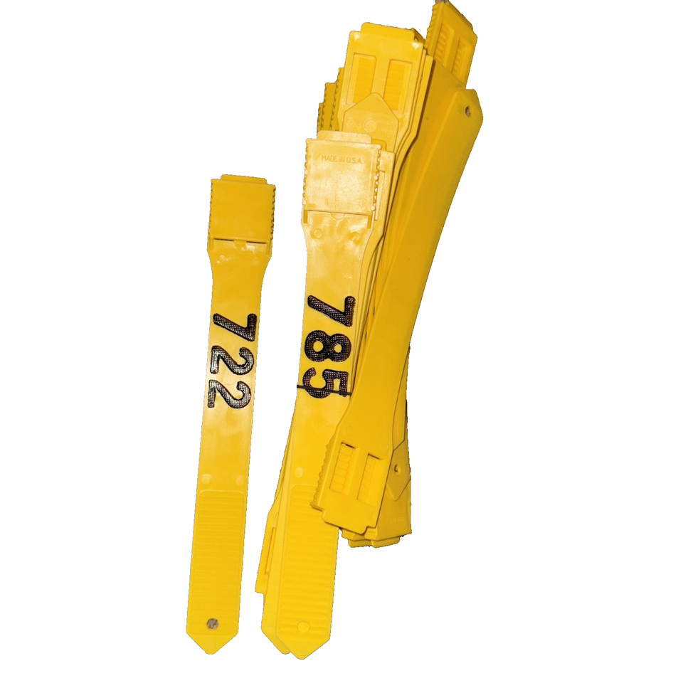 Multi-Lock Animal Leg Band Assorted Numbers 19 Pack - $14.34