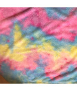 Parent&#39;s Choice ombre&#39; rainbow Fleece Baby Blanket Plush pink yellow blue - £29.88 GBP