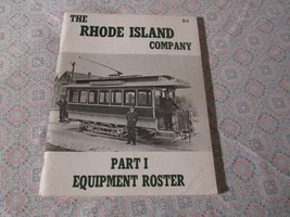 The Rhode Island Company  Part 1 Equipment Roster  Richard Wonson - £17.64 GBP