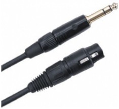 American Dj Microphone Mixer Xlr To 1/4&quot; Jack Patch 6 Foot Extension Cable - £18.95 GBP