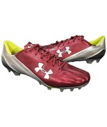 Mens Size 14 UNDER ARMOUR SPEEDFORM Football Cleats Burgundy Silver Red ... - $2,356.13 MXN
