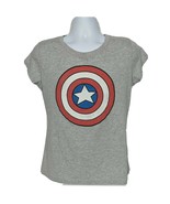 Marvel Youth Captain America Symbol Superhero Comics T-Shirt XXL Short S... - £18.75 GBP