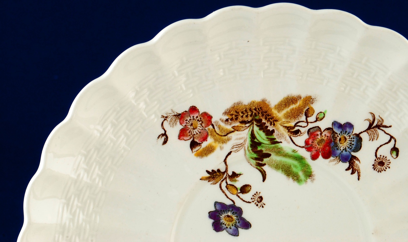 Copeland Spode Wicker Lane Large 6-1/8" Saucer 2/7519 England Item image 2