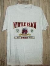 Vintage 90s Myrtle Beach T Shirt XL Gray Sailboat World Regatta  - £12.17 GBP