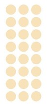 IVORY 1&quot; Round Stickers Color Code Inventory Label Dot Stickers Package ... - $1.49+