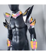 Burning Man Holographic Silver Edge Reflective Dragon Scale Rave Festiva... - $128.00