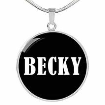 Becky v02 - Luxury Necklace Personalized Name Gifts - £32.08 GBP