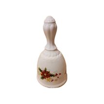 Royal Albert English Bone China Poinsettia Dinner Bell England Christmas... - $11.39