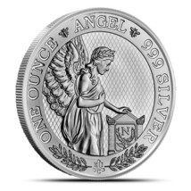 2021 1 oz St. Helena Silver Napoleon Angel BU - $48.97