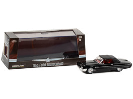 1965 Ford Thunderbird Convertible Top-Up Raven Black w Red Interior 1/43 Diecast - $33.53