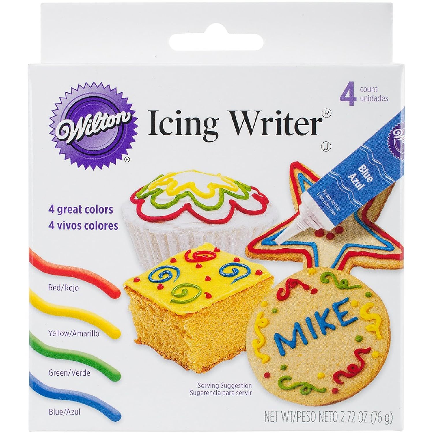 Primary image for Wilton 704-472 4-Pack Icing Writer Tube