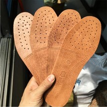 Ultra Thin Breathable Deodorant Leather Insoles Large Size 36-44 Absorb Sweat Re - £10.40 GBP