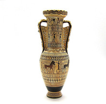 Greek Vase , Geometric Amphora Protoattic Analatos, Reproduction from Lo... - £542.76 GBP