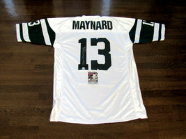 Don Maynard Hof 87 1969 Sbc New York Jets Signed Auto White Jets Jersey Jsa - £158.23 GBP