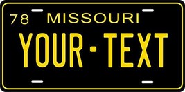 Missouri 1978 Personalized Tag Vehicle Car Auto License Plate - £13.38 GBP
