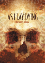 AS I LAY DYING Frail Words Collapse FLAG CLOTH POSTER BANNER Metalcore - £15.63 GBP