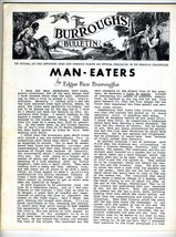 Burroughs Bulletin #16 MAN EATERS  Edgar Rice Burroughs House of Greystoke - £25.29 GBP