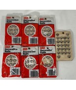 Upholstery Decorative Tacks Nails Nail  7/16&quot; 1/2&quot; Nickel Finish #259N USA - $22.82 CAD