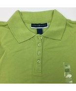Macy&#39;s Karen Scott Women&#39;s Polo Mojito Lime Green Short Sleeve T-Shirt X... - £15.93 GBP