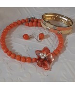 Womens Jewelry set Necklace Earrings bracelet - £27.53 GBP