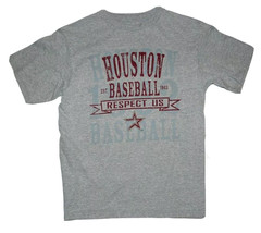 Houston Astros Baseball Respect Us Youth T-Shirt Large - $10.74