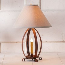 Betsy Ross Lamp with Shade in Rustic Tin - £136.63 GBP