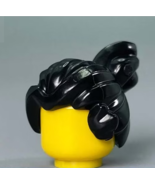 SLK messy Black Hair Side Pony Tail Piece Minifigure Toy for Gift  - $10.39 CAD