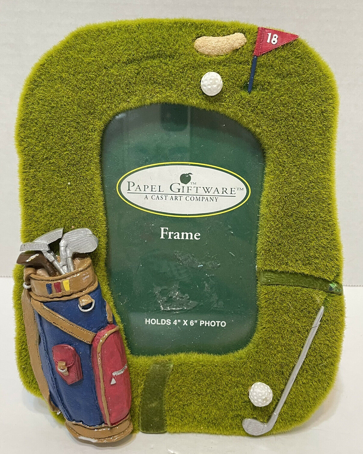 Papel Giftware 3D Golf Frame Decorated Turf for 4 x 6" Photo Free Standing - $9.37