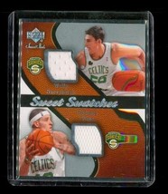 2007-08 Upper Deck Sweet Shot Swatches SW-SW Delonte West Wally Szczerbiak - £7.73 GBP