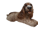 1986 HOMCO Large 8&quot; x 14&quot; Resin Cocker Spaniel Dog Statue Figurine Vintage - £15.22 GBP