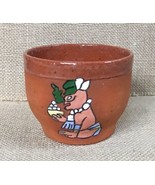 El Salvador Art Pottery Small Animal Mug Cup Weirdo Eclectic Ethnic Boho... - £12.58 GBP