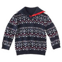 Genuine Kids by Oshkosh Infant Boys Pullover Sweater Blue Size 12 Months... - $11.24