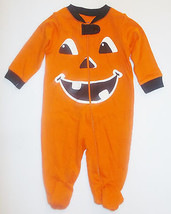 Pumpkin Infant Boys or Girls One Piece Sleeper Size Newborn  and 0-3 Mon... - $7.99