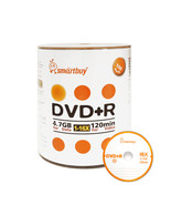 100 Pack Smartbuy 16X DVD+R DVDR 4.7GB Logo Top Data Video Blank Recorda... - £18.97 GBP