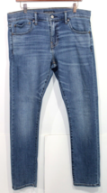 Men&#39;s Lucky Brand 110 Slim Jeans Premium Coolmax Faded Medium Wash 33 x 30  $129 - £54.26 GBP
