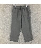 Champion Sweatpants Women&#39;s Medium Gray Elastic Waist Drawstring Cotton ... - $26.45 CAD