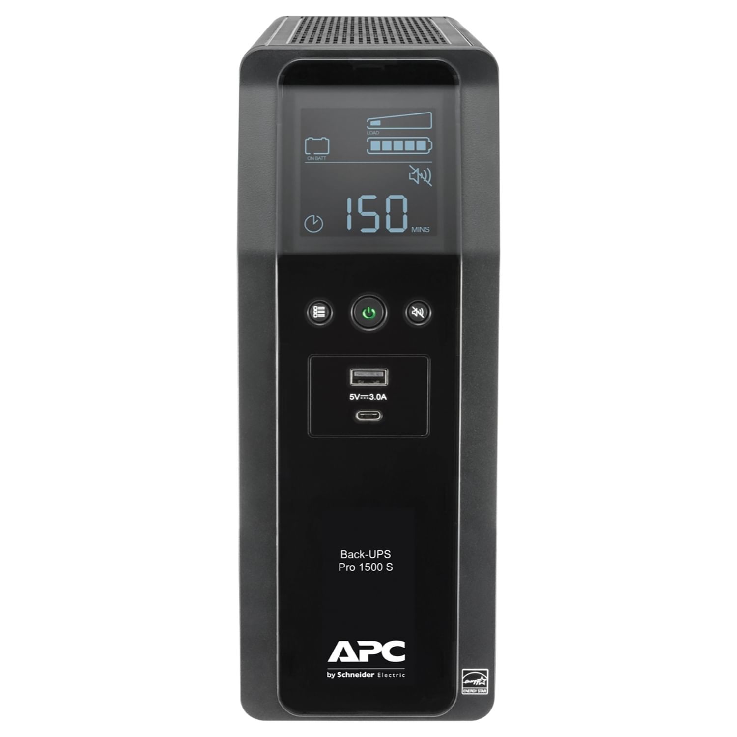 APC BR1500MS2 Back-UPS Pro 10-Outlet/2-USB 1,500-Volt-Ampere Battery Back-Up and Item image 3