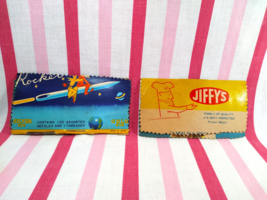 Vintage Jiffy&#39;s and Rocker Space Ship Needle Pack Booklets Full of Needles - £10.95 GBP