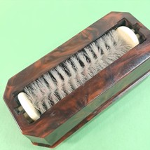 Vintage Table Crumb sweeper lint brush silent butler tortoiseshell bakelite - $25.00