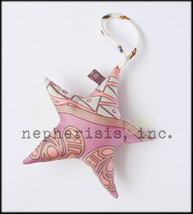 NEW Hermes Petit H Silk Ornament Decoration or Bag Charm Star MULTICOLOR... - £279.12 GBP