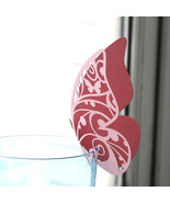 100pcs Table Place Cards,Butterfly Place Cards for Wine Glass  - $29.00